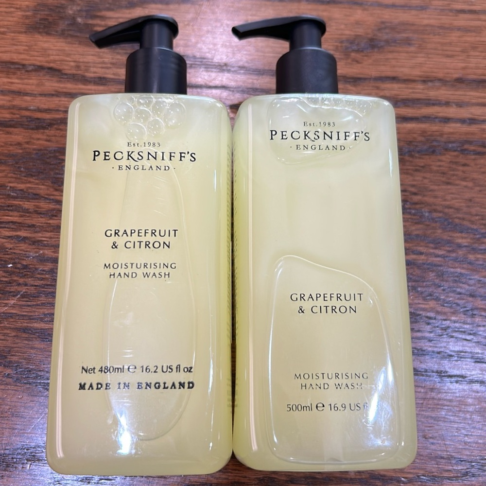 Pecksniff’s Grapefruit & Citron Moisturising Hand Wash - Made in England.